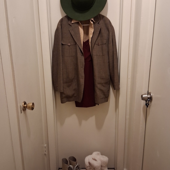 CK Blazer Vintage 90s W A Ralph Lauren 80s Button Up ,like New Outfit90$ W Dress - Picture 4 of 9